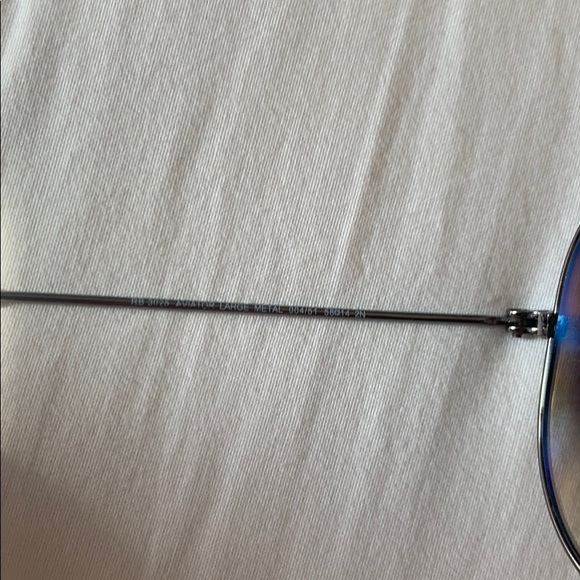 Large Aviator Gradient Ray-Ban Sunglasses - Picture 7 of 9